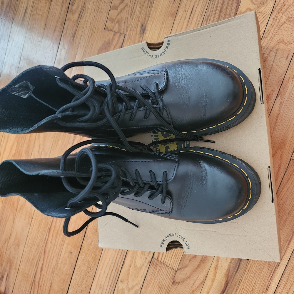 Dr. Martens Black Leather Boots